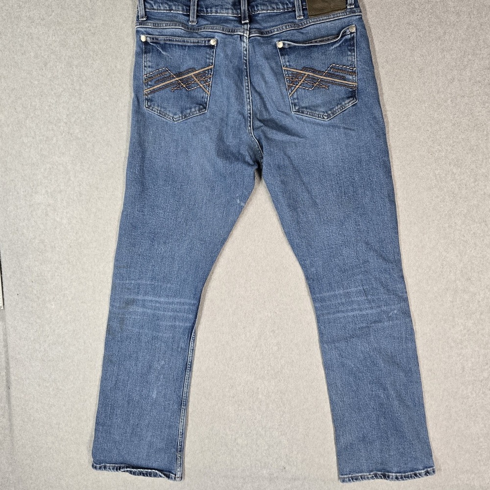 Wrangler 20X Men Jeans 34X34 Blue Denim Vintage Boot Stretch READ